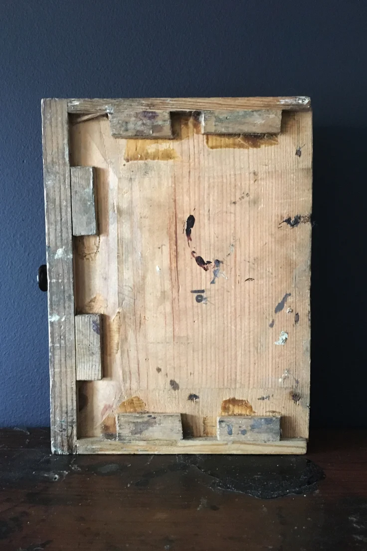 Vintage parts cabinet