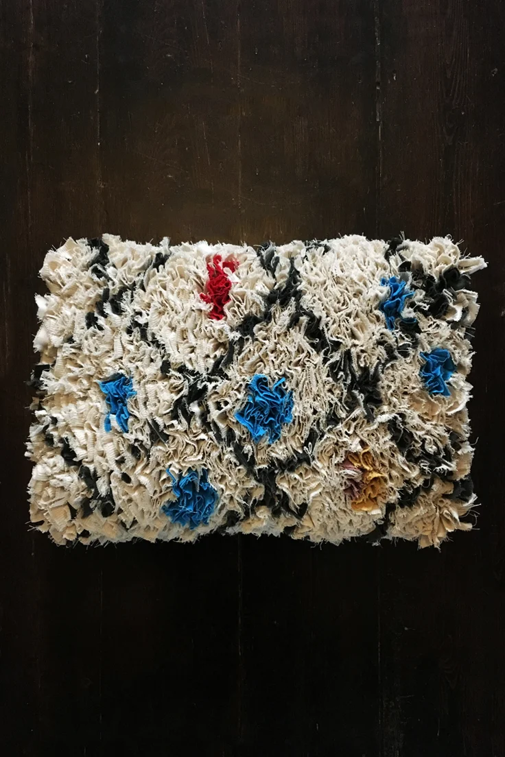 Boucherouite style cushion