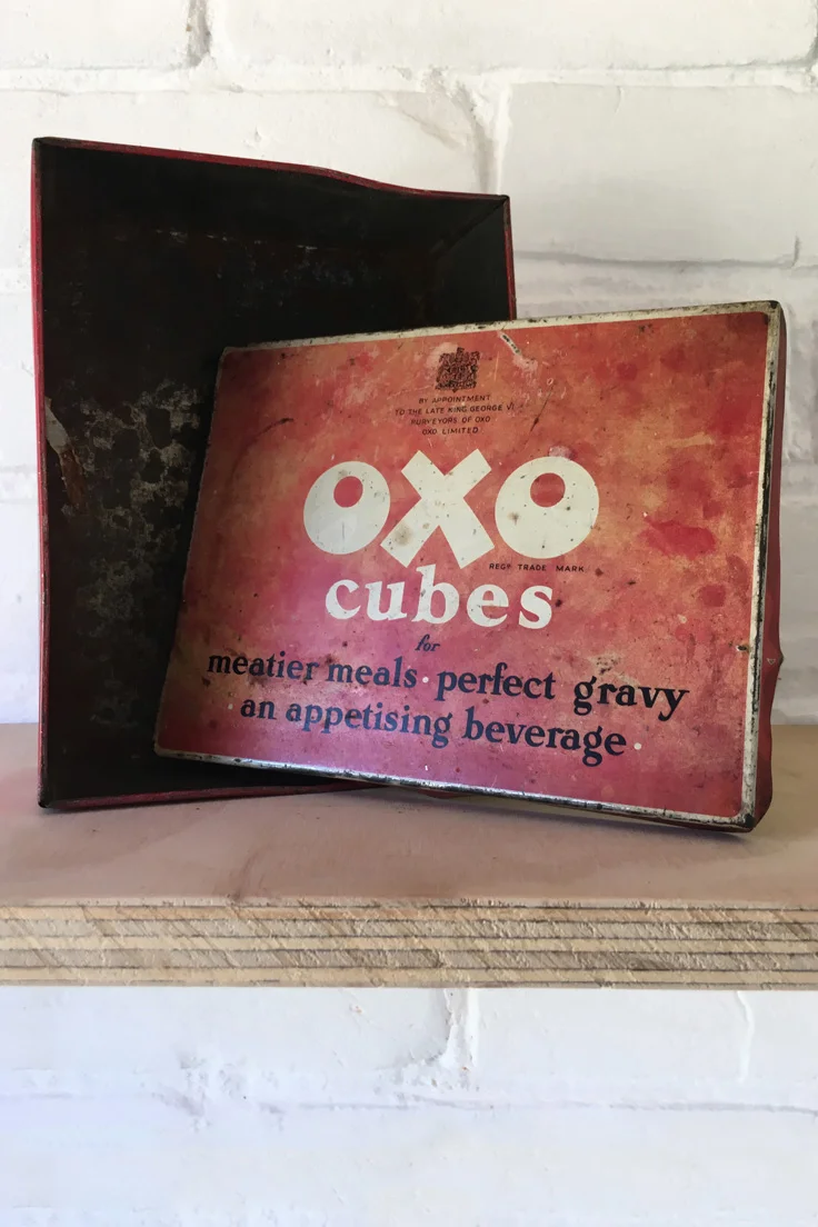 Vintage Oxo Cubes Tin