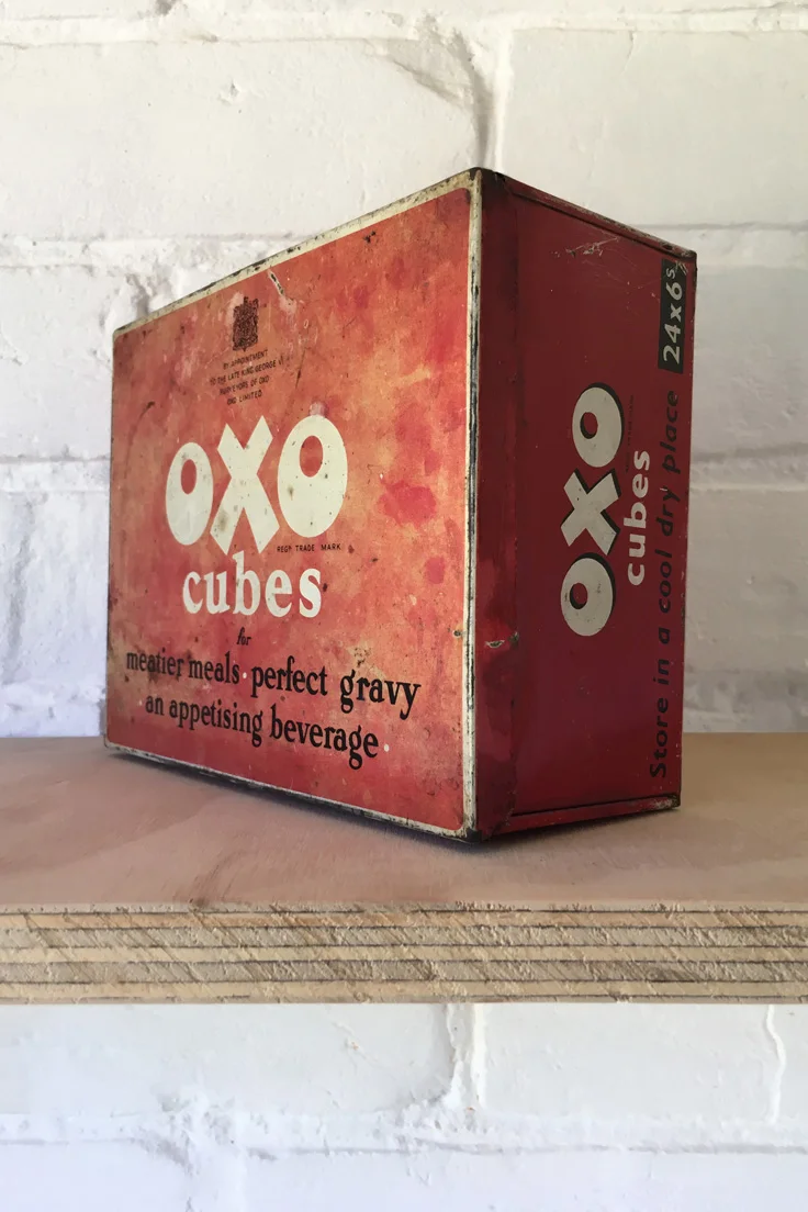 Vintage Oxo Cubes Tin