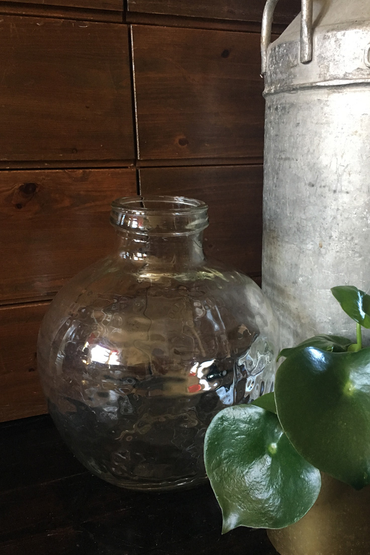 Vintage Large Glass Bottle