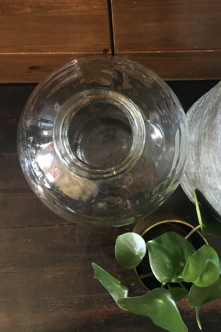 Vintage Large Glass Bottle