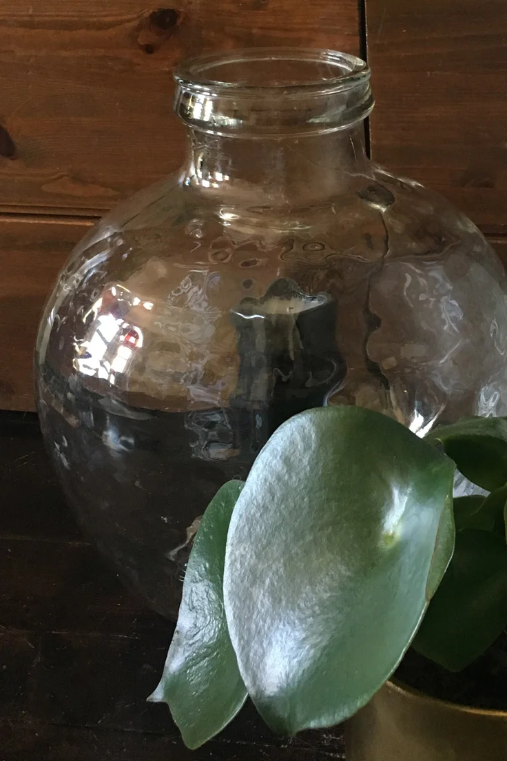 Vintage Large Glass Bottle