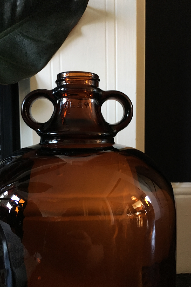 Dark Brown Demijohn
