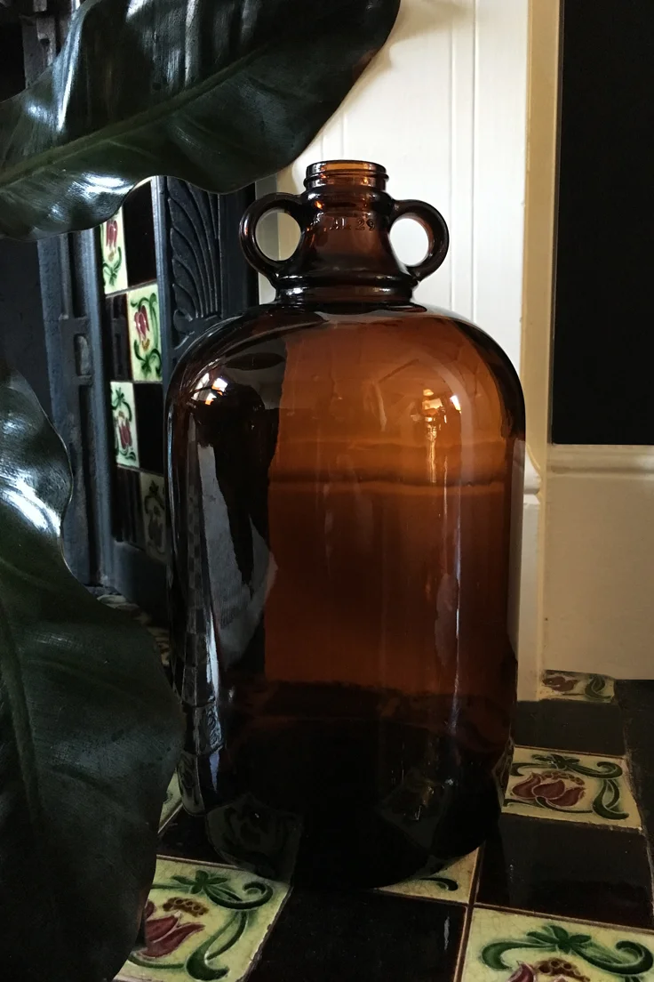 Dark Brown Demijohn