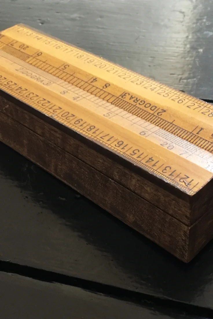 Vintage Wooden Trinket Box