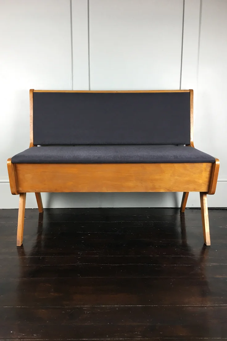 Mid Century Chair with Storage