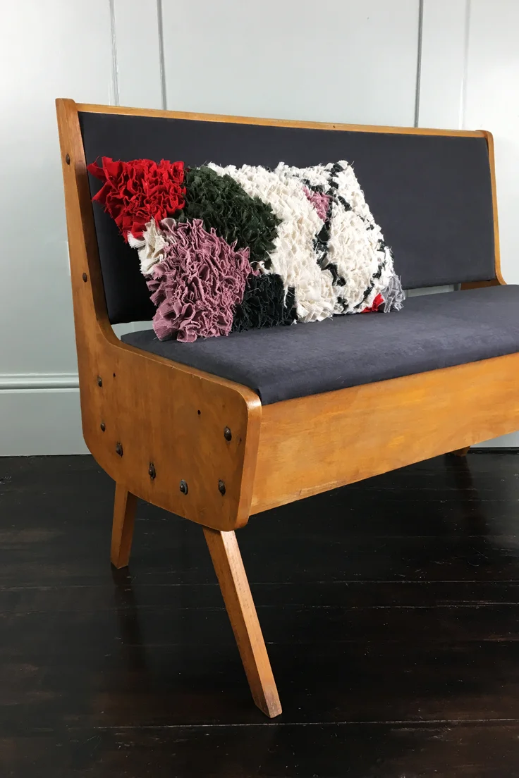 Mid Century Chair with Storage