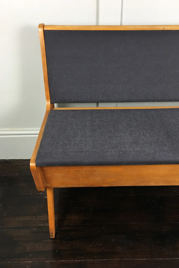 Mid Century Chair with Storage