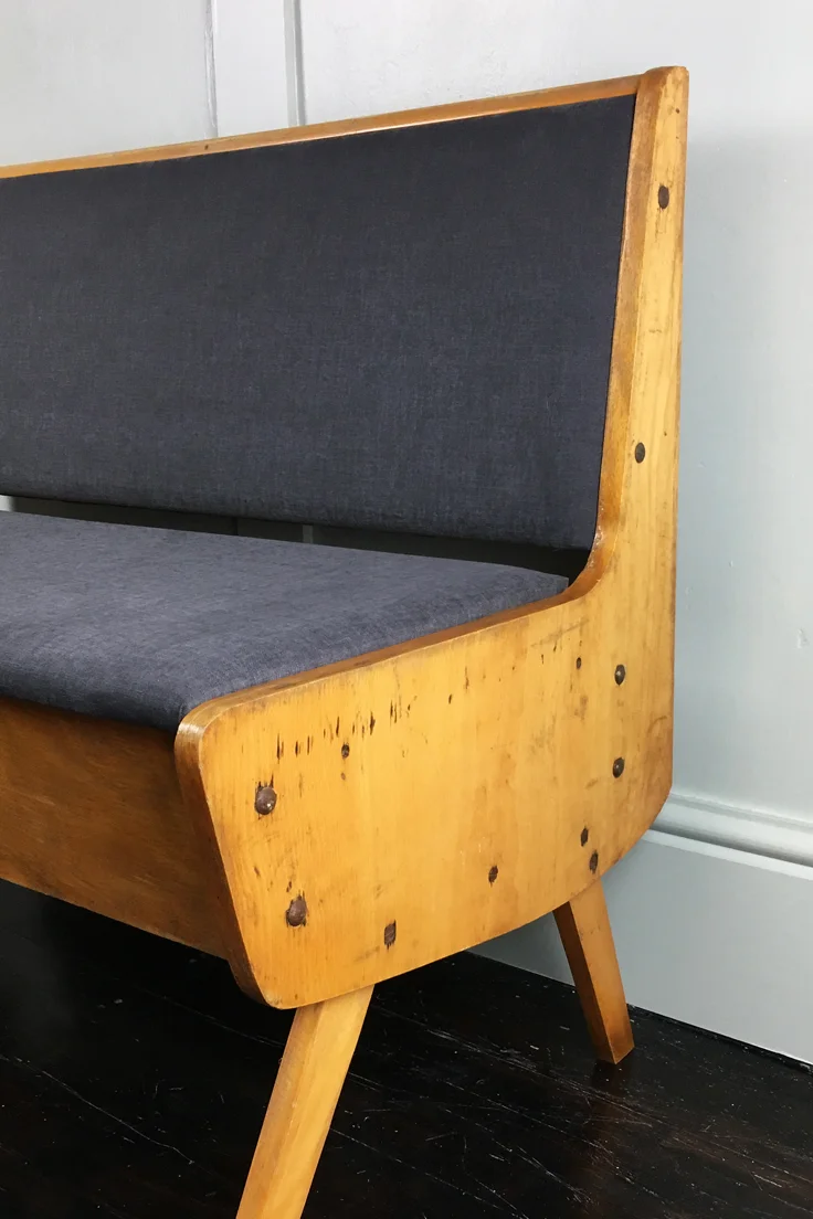 Mid Century Chair with Storage