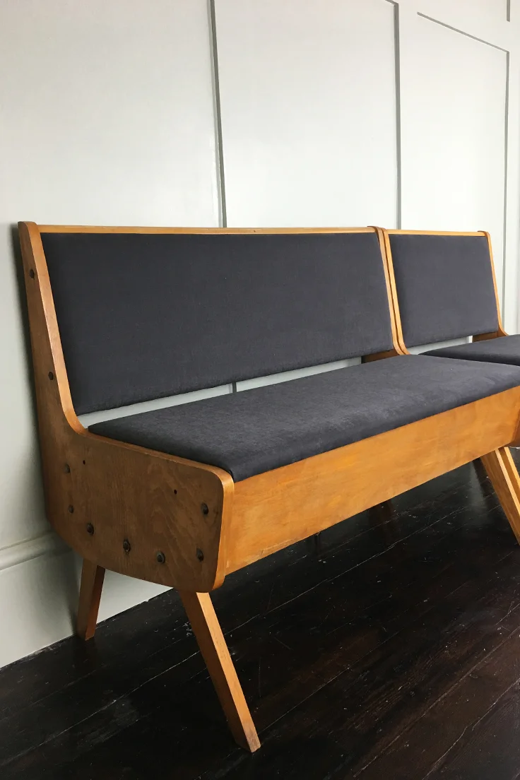 Mid Century Chair with Storage