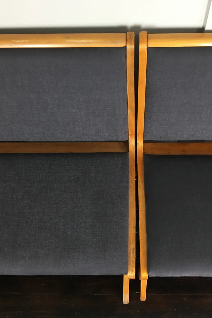 Mid Century Chair with Storage