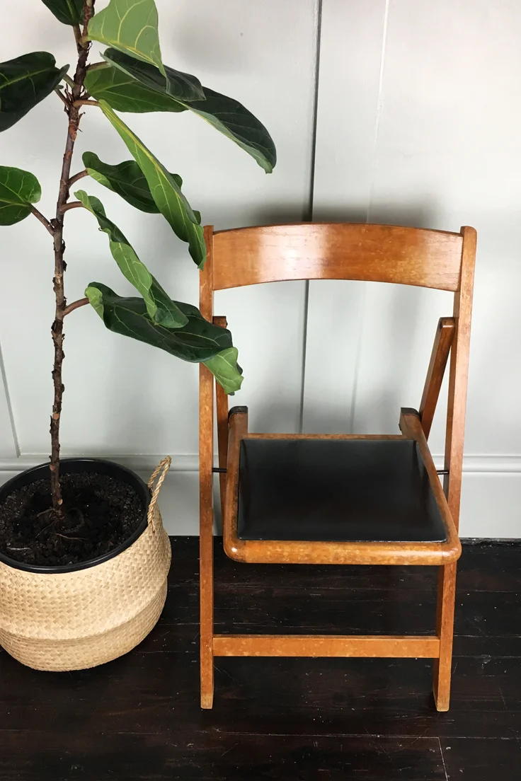 Vintage Wooden Folding Chair