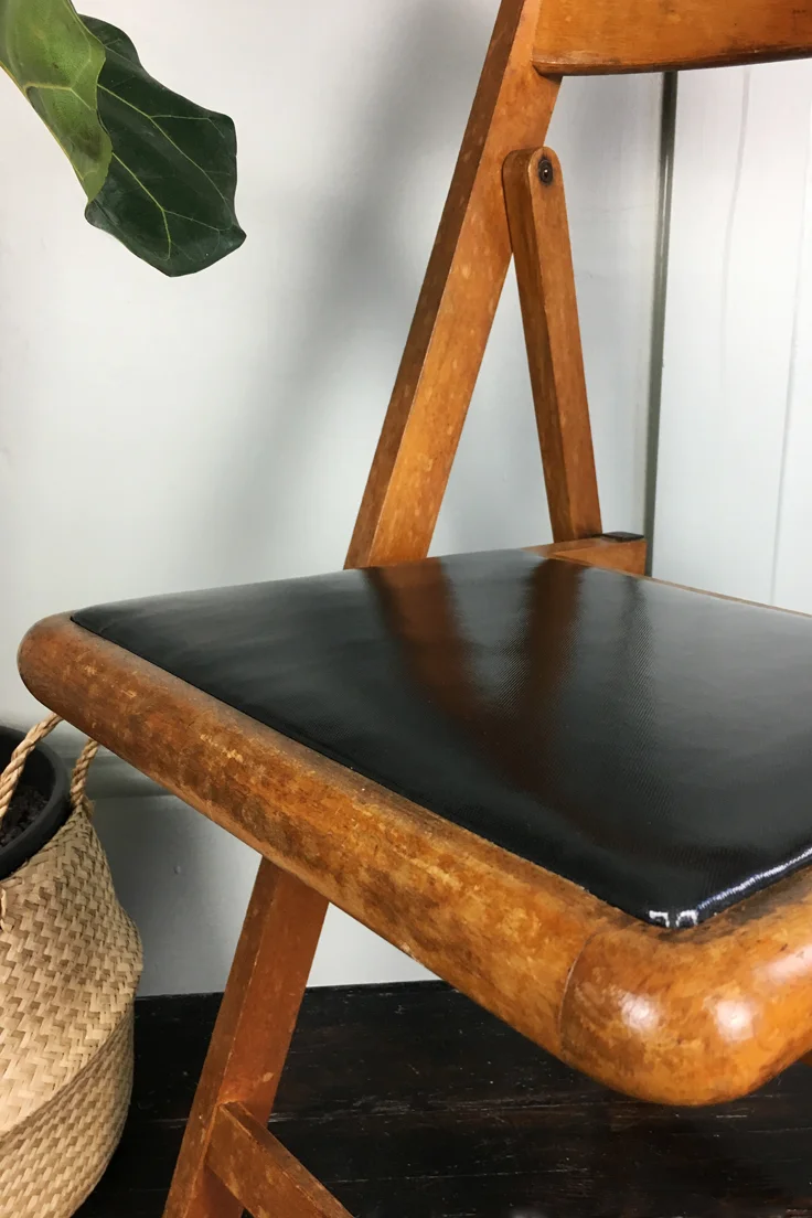 Vintage Wooden Folding Chair