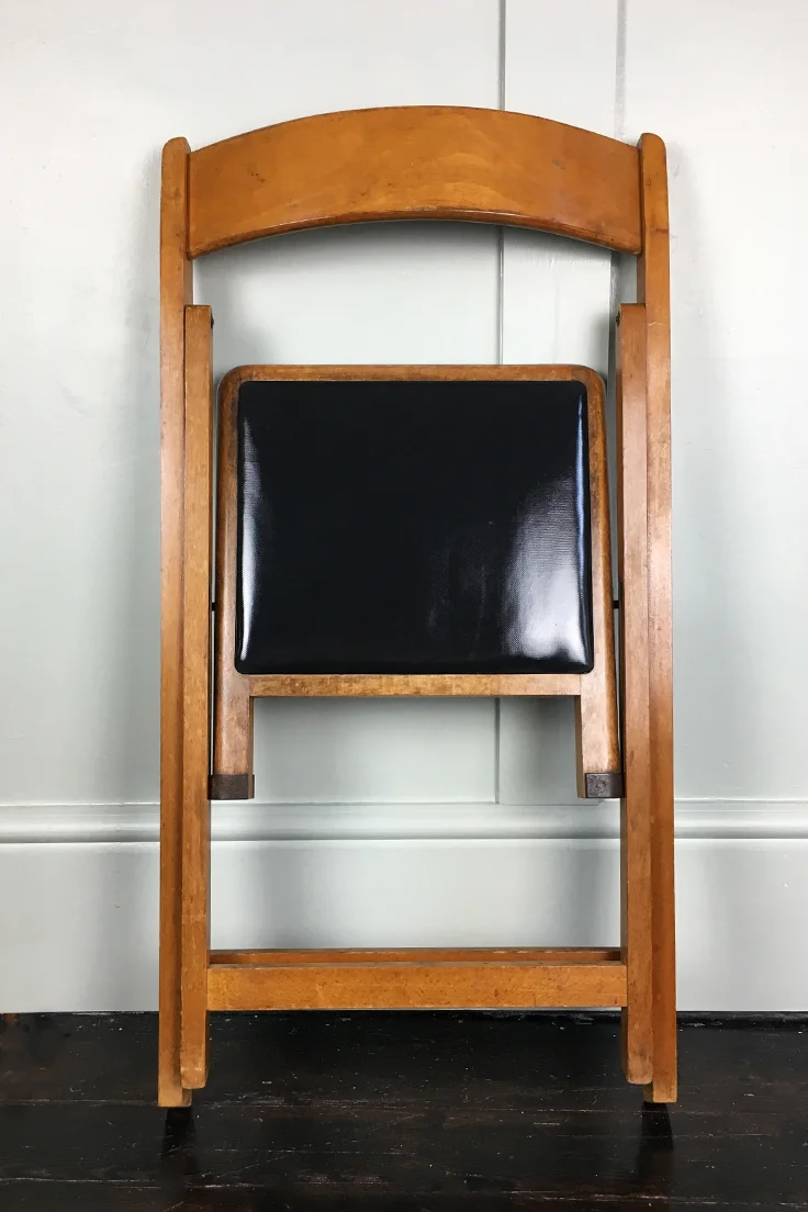 Vintage Wooden Folding Chair