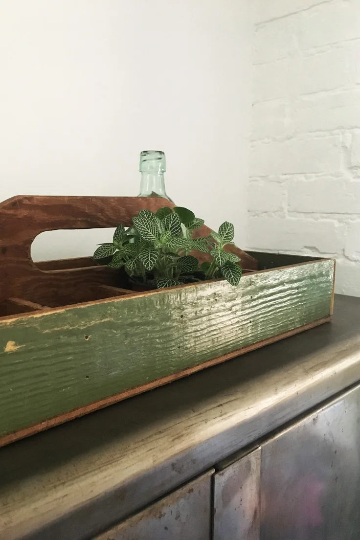 Vintage Wooden Compartment Tray