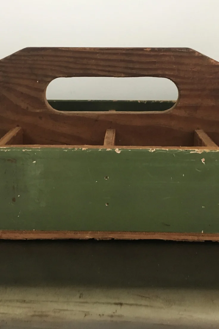 Vintage Wooden Compartment Tray