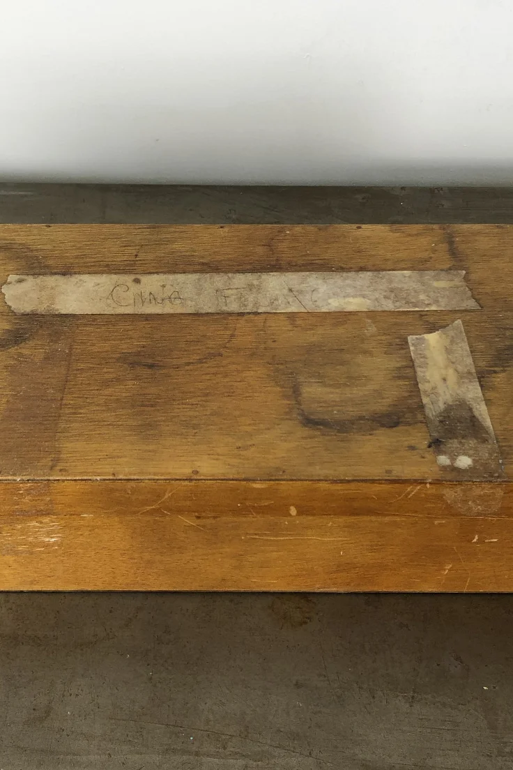 Vintage Wooden Compartment Box
