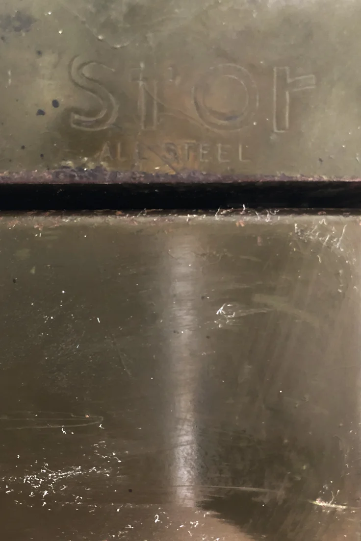 Vintage Industrial Metal Filing Cabinet