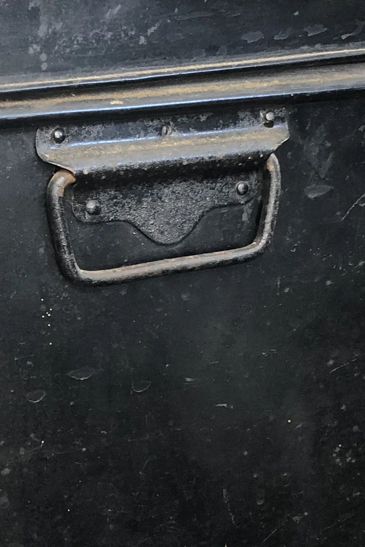 Vintage World War II Military Storage Trunk