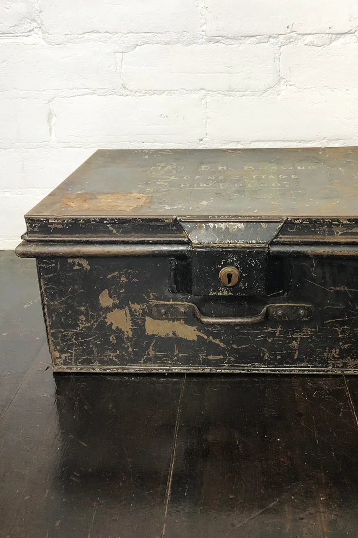 Vintage World War II Military Storage Box