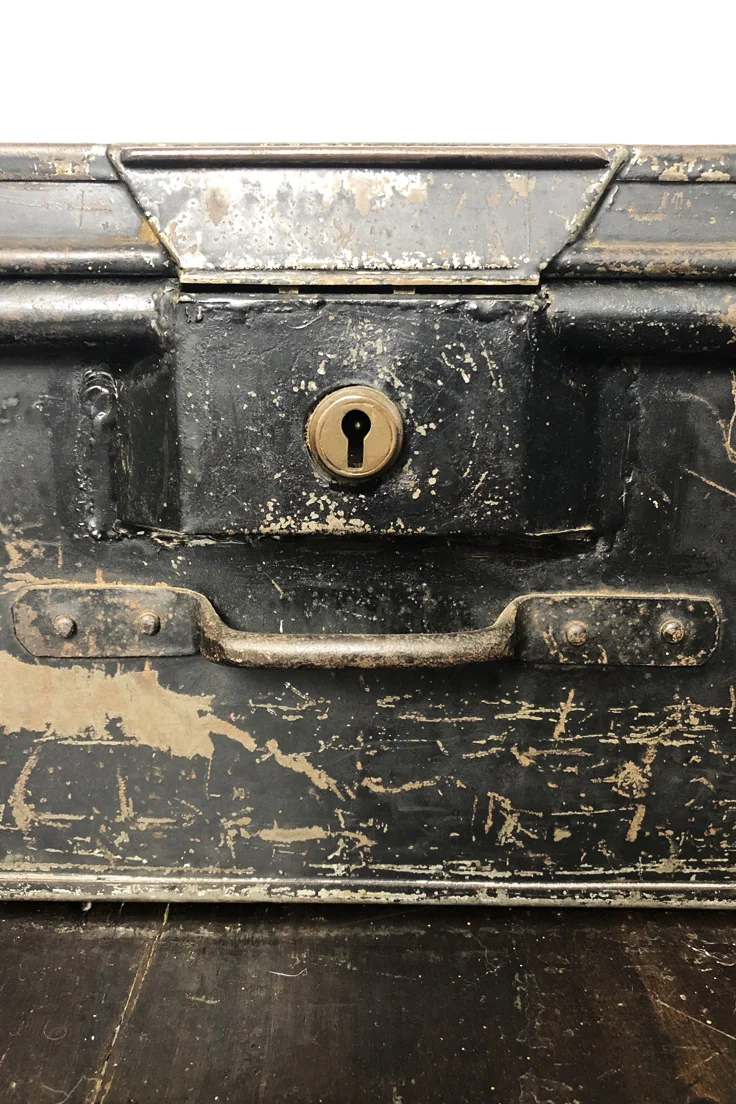 Vintage World War II Military Storage Box
