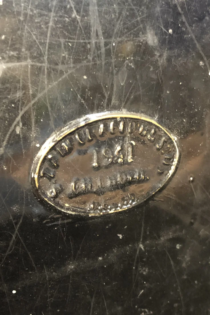 Vintage World War II Military Storage Box