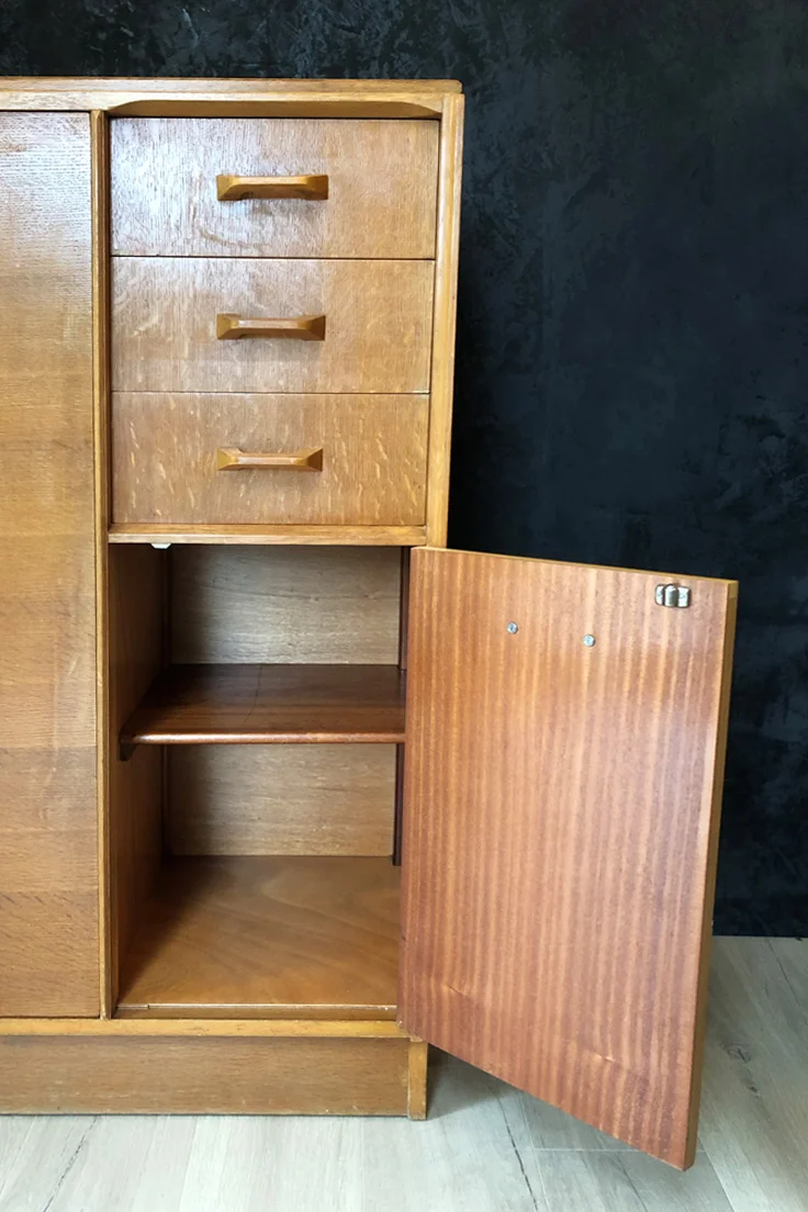 Mid-century G-Plan compactum Tallboy