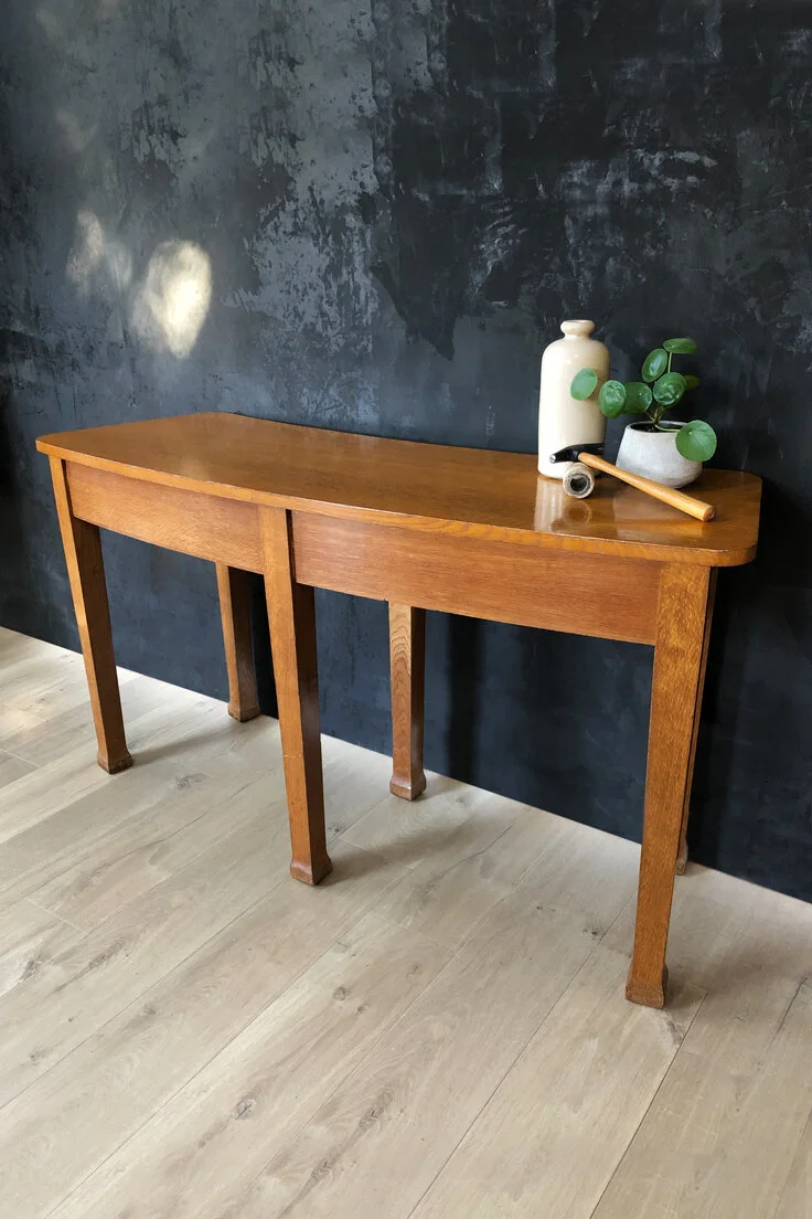 Vintage Haberdashery oak tables
