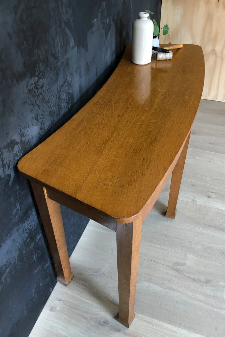 Vintage Haberdashery oak tables