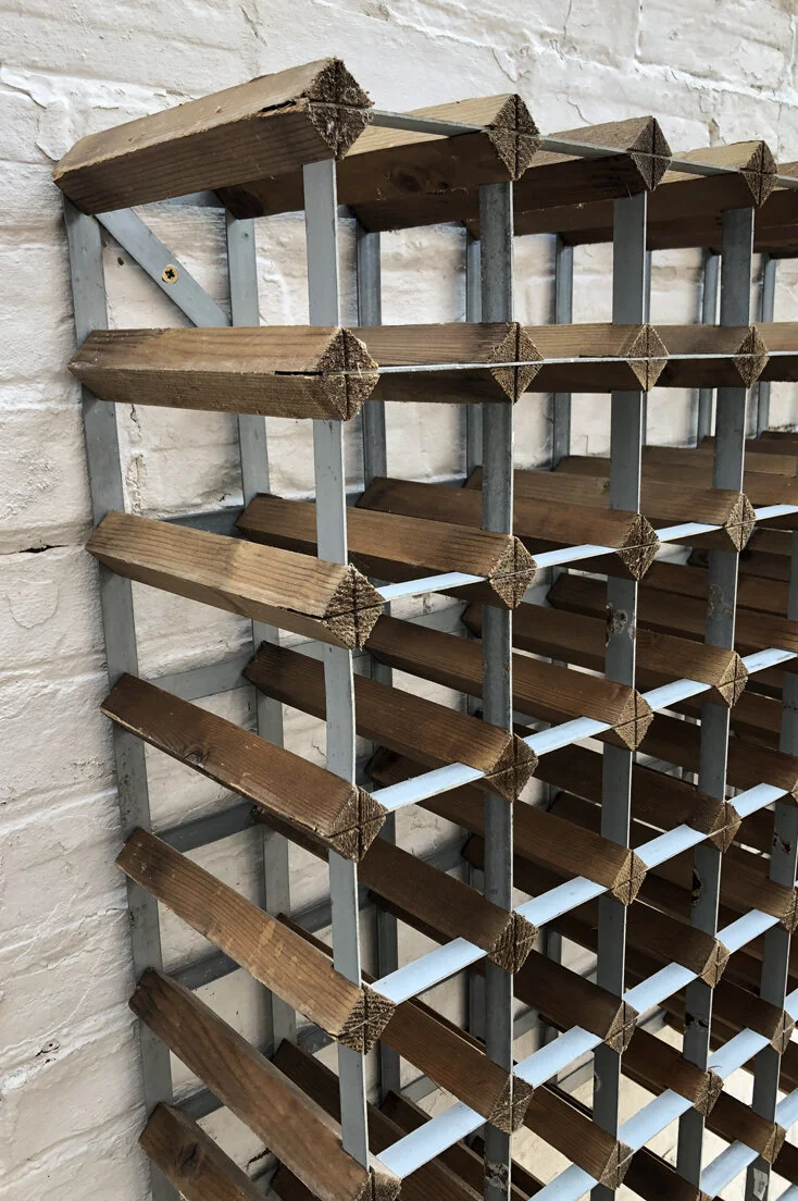 Vintage wine rack