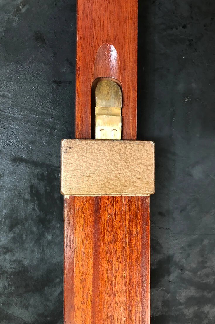Vintage telescopic surveyors measure