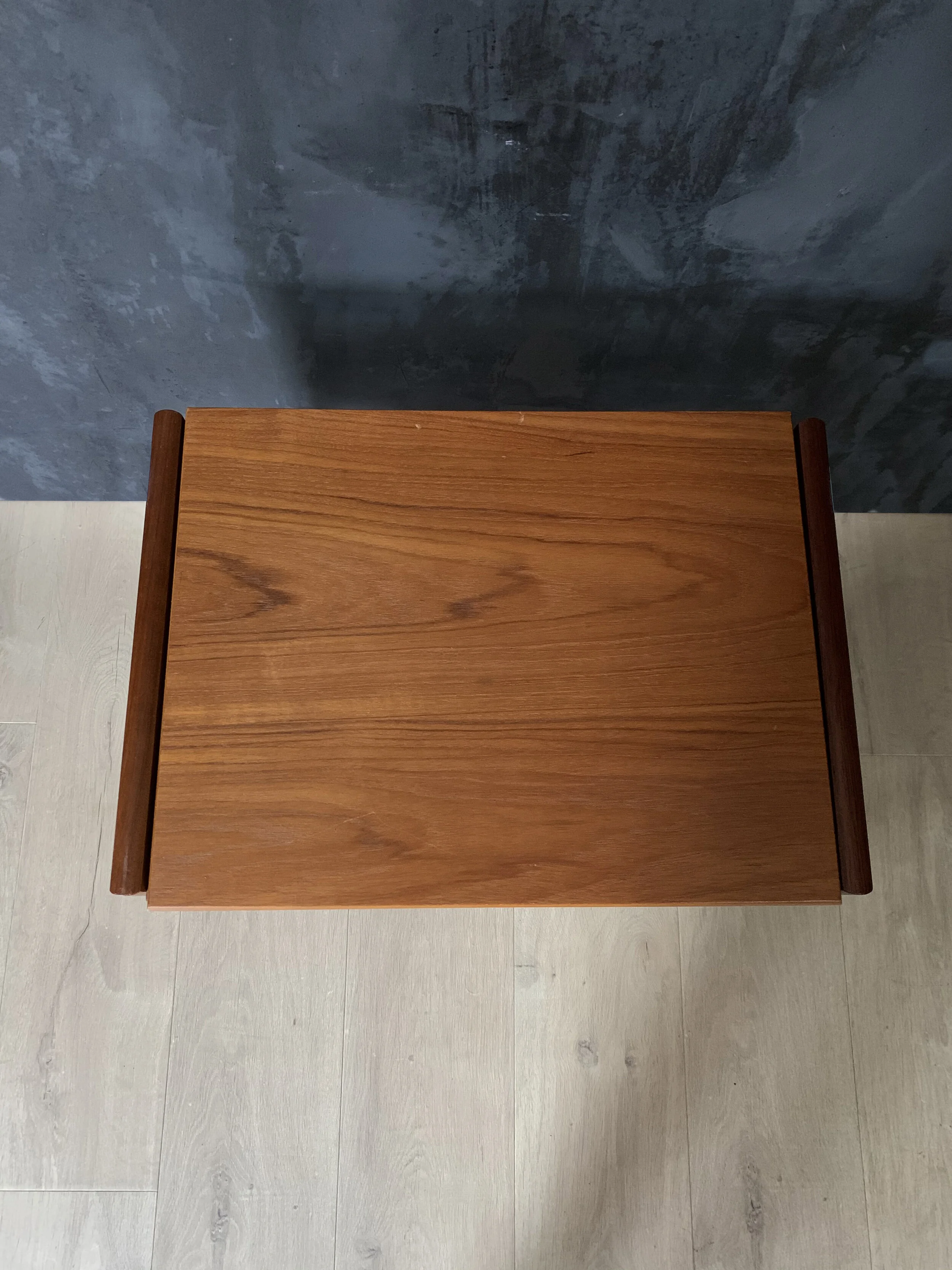 Mid-century teak sewing box