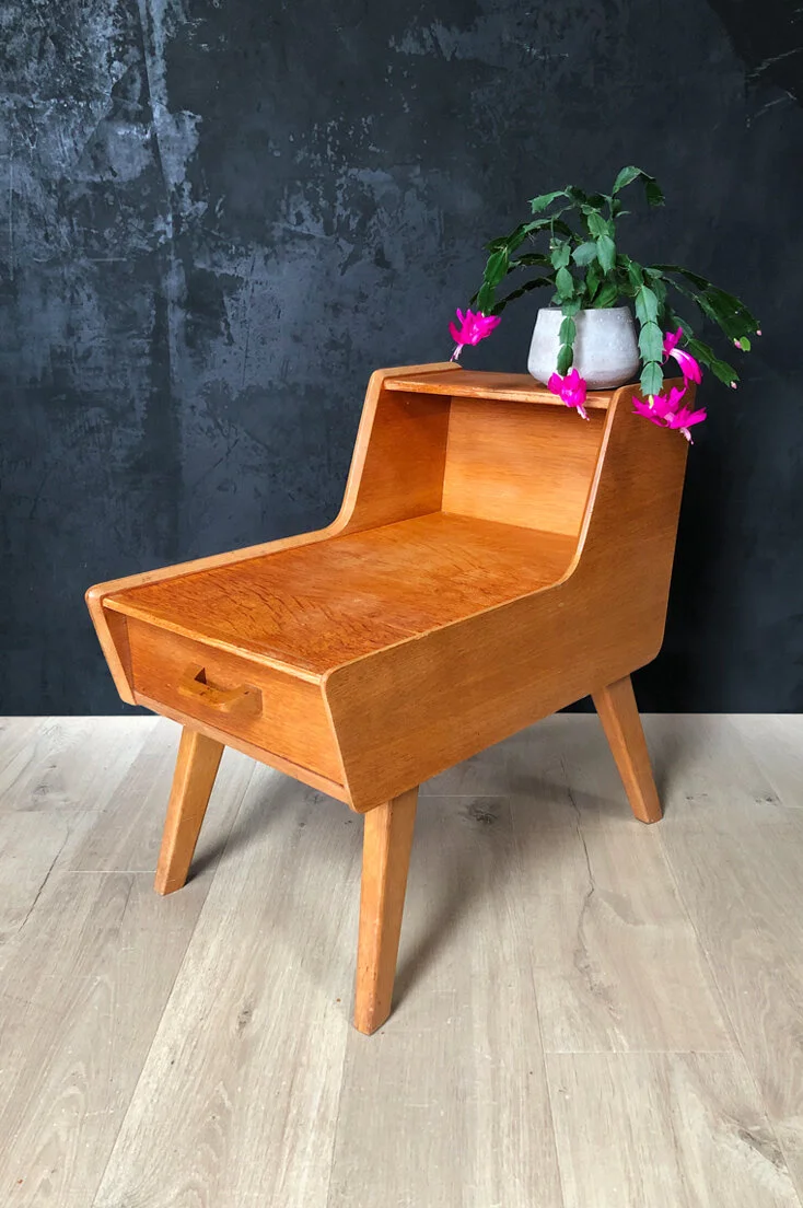 Mid-century bedside table