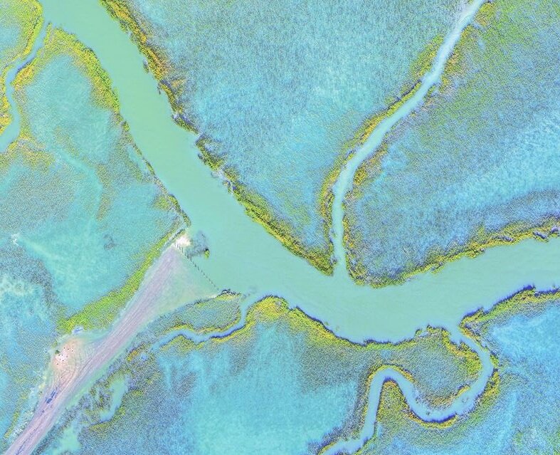 Minimalist pale marsh colors
King Tide ~ August 30, 2019
Station 26 kayak launch
#sullivansisland #mavic2pro #marsh