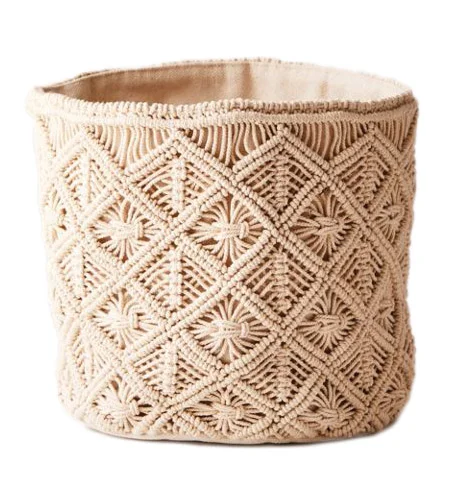 Macrame Catch All Basket