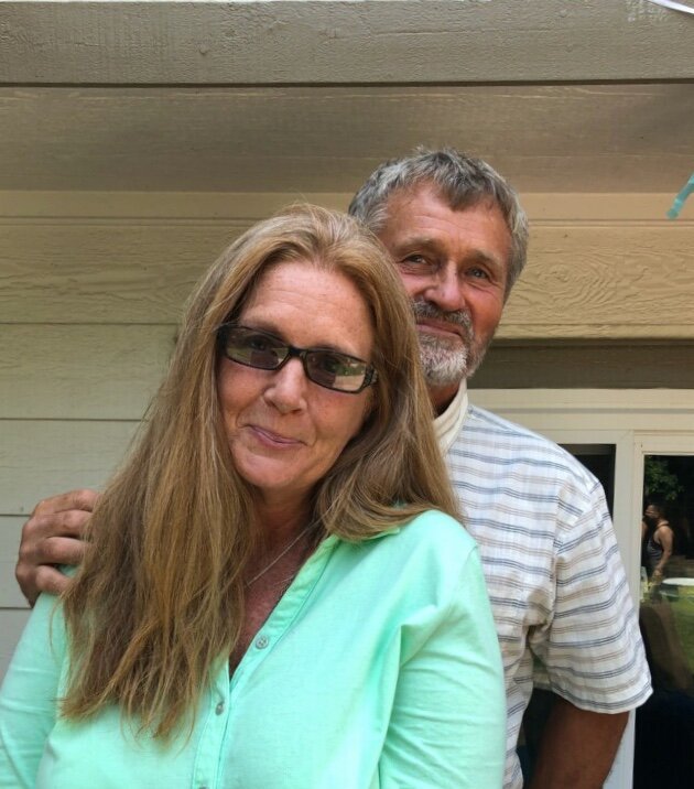 Joe Rozell (pictured here with his fiancé)