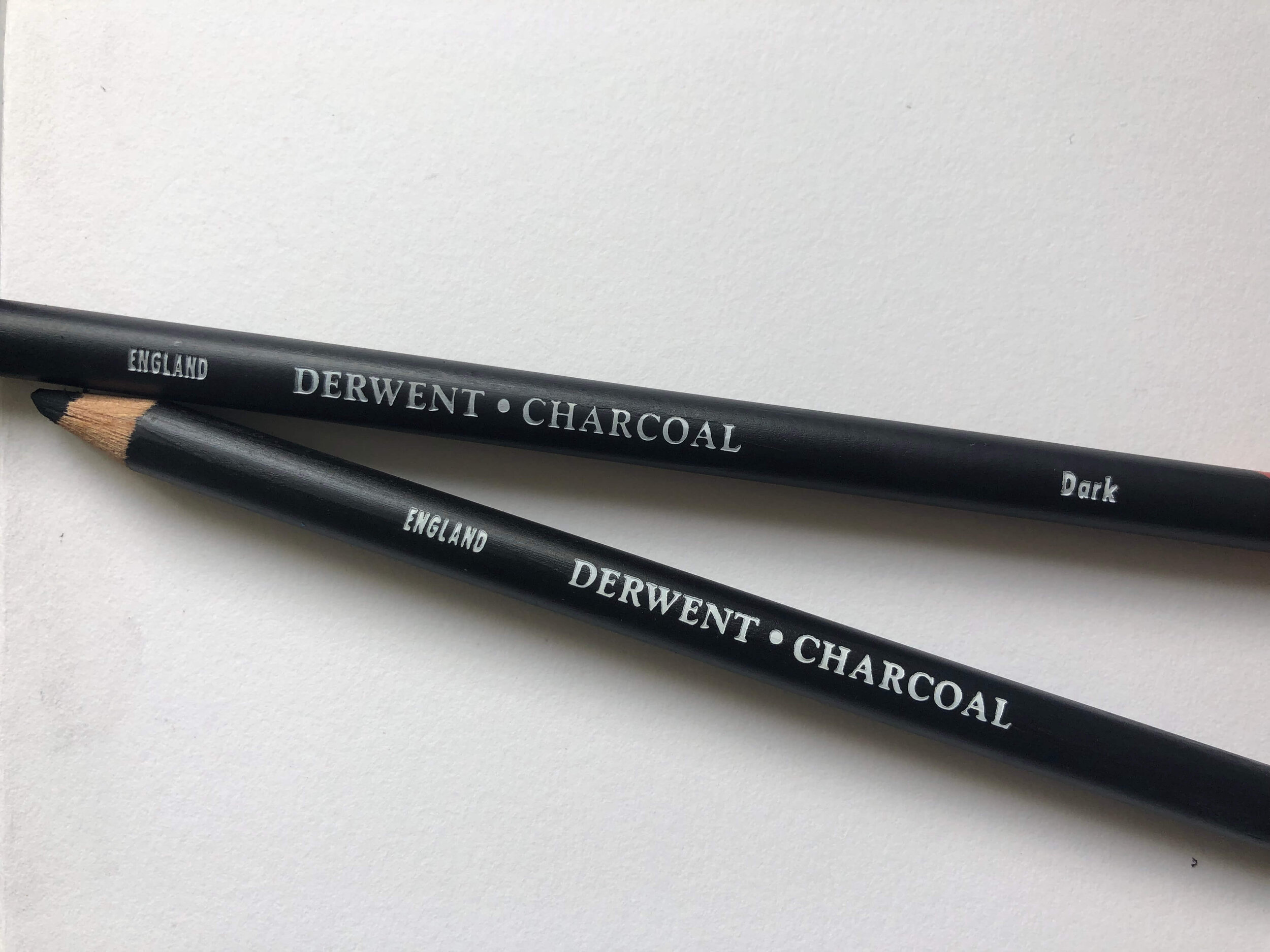 Derwent Professional Charcoal Pencils in Light, Medium or Dark