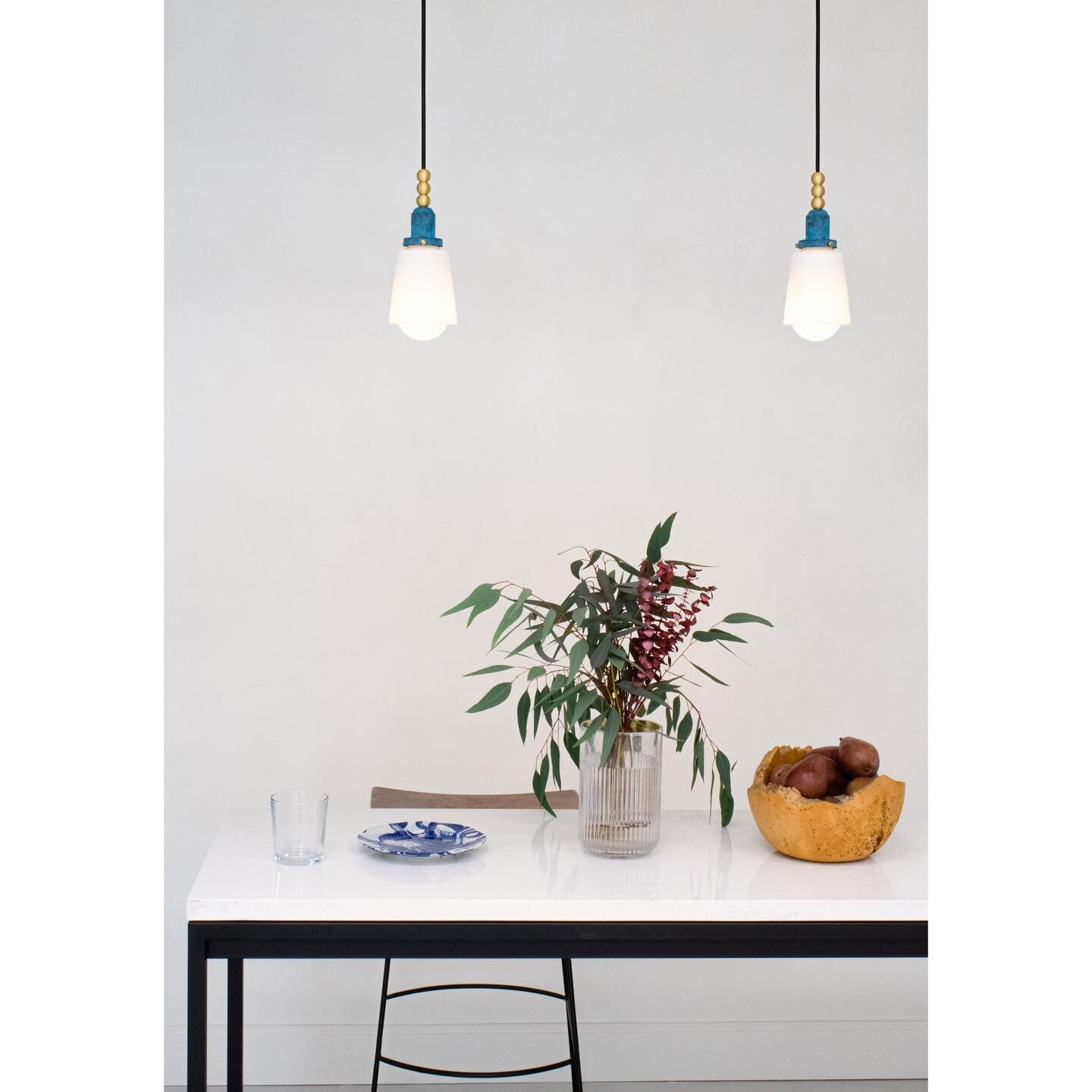 Produced by Trella&rsquo;s skilled team of artisans, the Therese Pendant light is a small vet versatile fixture. Perfect for use over bars, nightstands, kitchen islands, or any space in need of a warm inviting glow. The Therese pendant light features