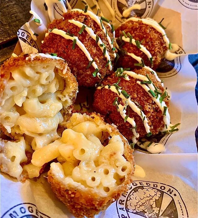 Our new special: TRUFFLE MAC &amp; CHEESE BALLS 🙌🏻 we&rsquo;ve been topping our Parmos and fries with our homemade mac &amp; cheese since we started and it&rsquo;s always been super popular. We&rsquo;ve been toying with this idea for a while, so he