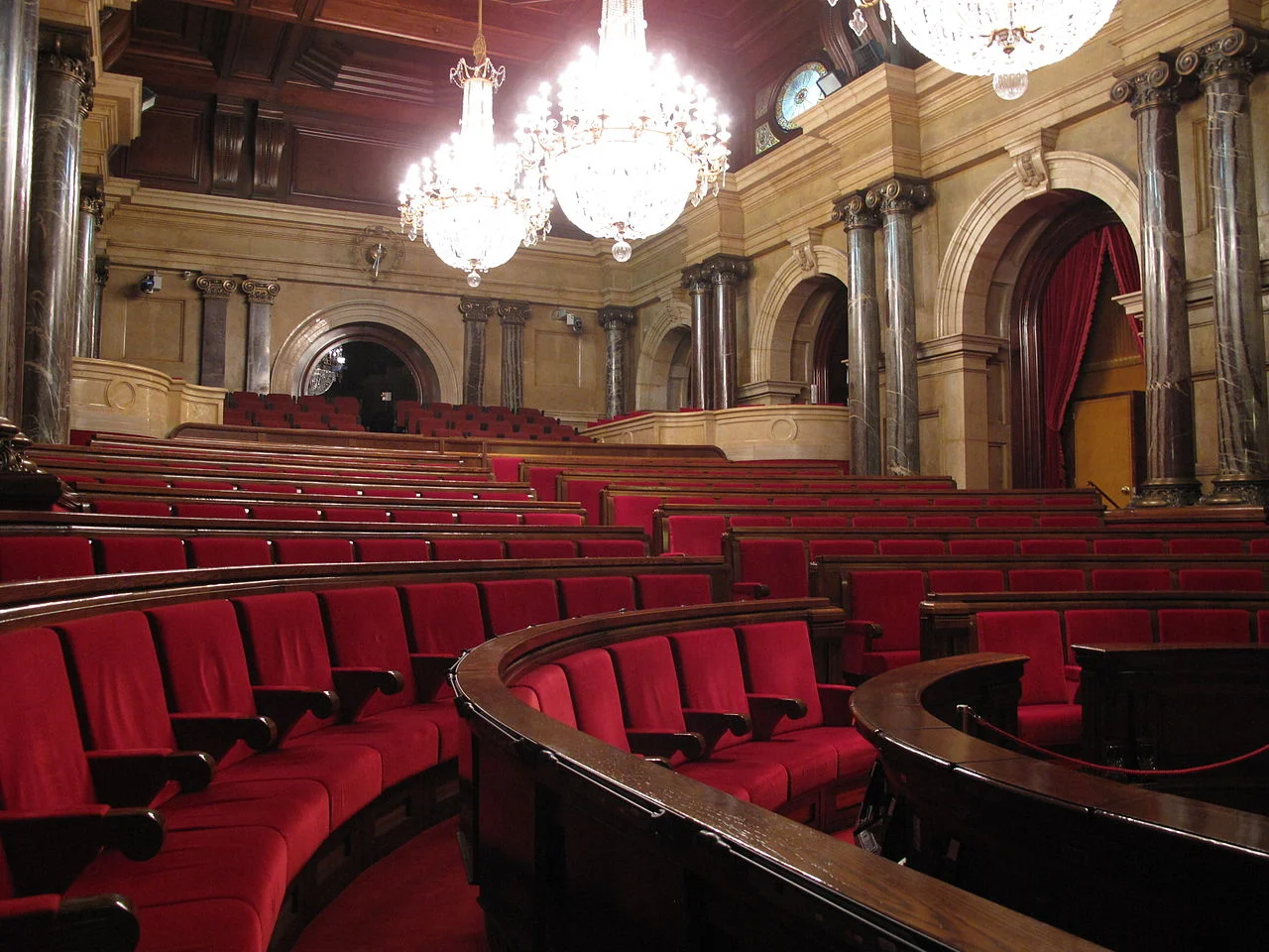 Hemiciclo del Parlament de Catalunya. Foto: Enfo.