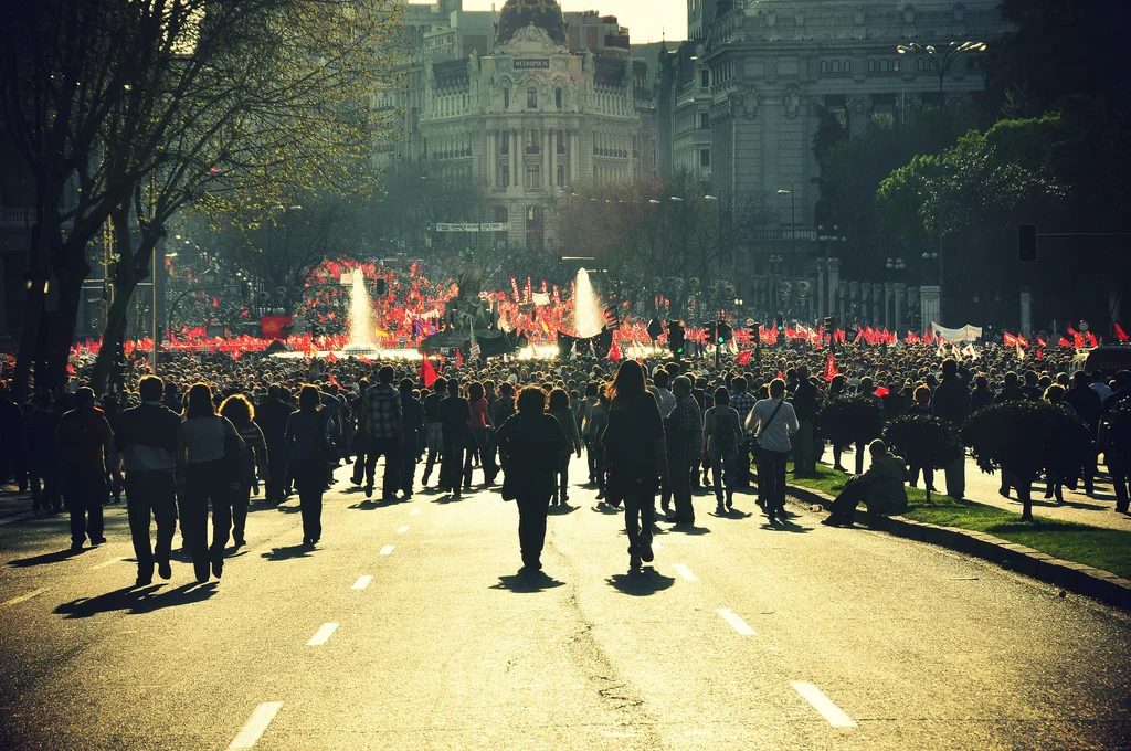 Huelga general, 29 de marzo de 2012, Madrid. Foto: Mar Coll del Tarré .