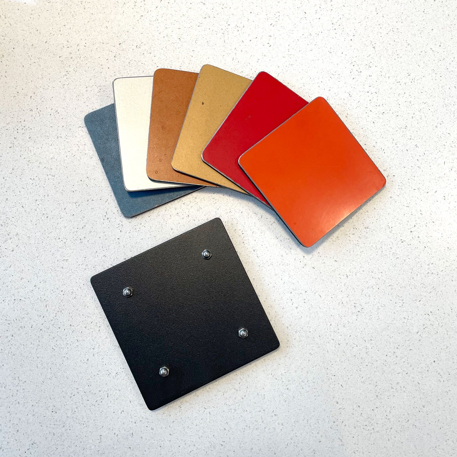 Sous-verres capots multicolores 3