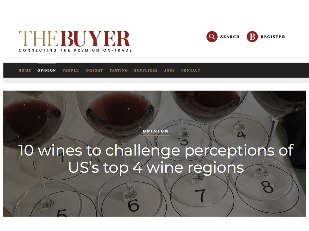 3 of the 10 Best Wines Challenging Preconceptions of US Wine are Cutting Edge Selections