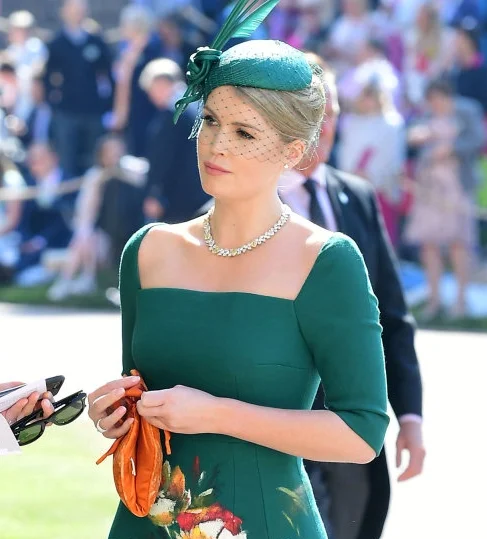 Kitty Spencer in a Philip Treacy fitted veil Image: Reuters