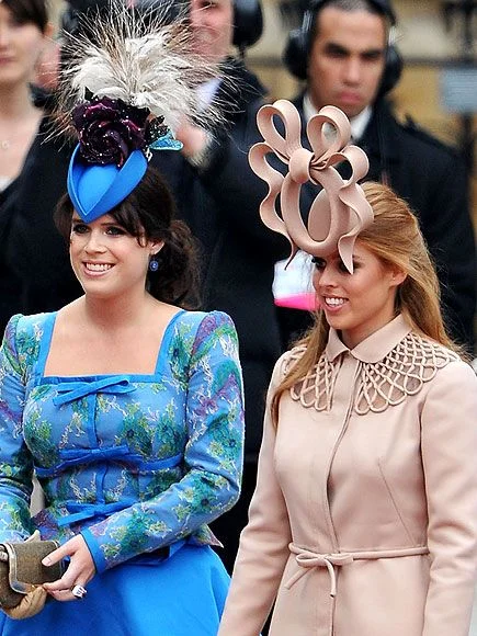Eugenie and Beatrice in “those” hats
