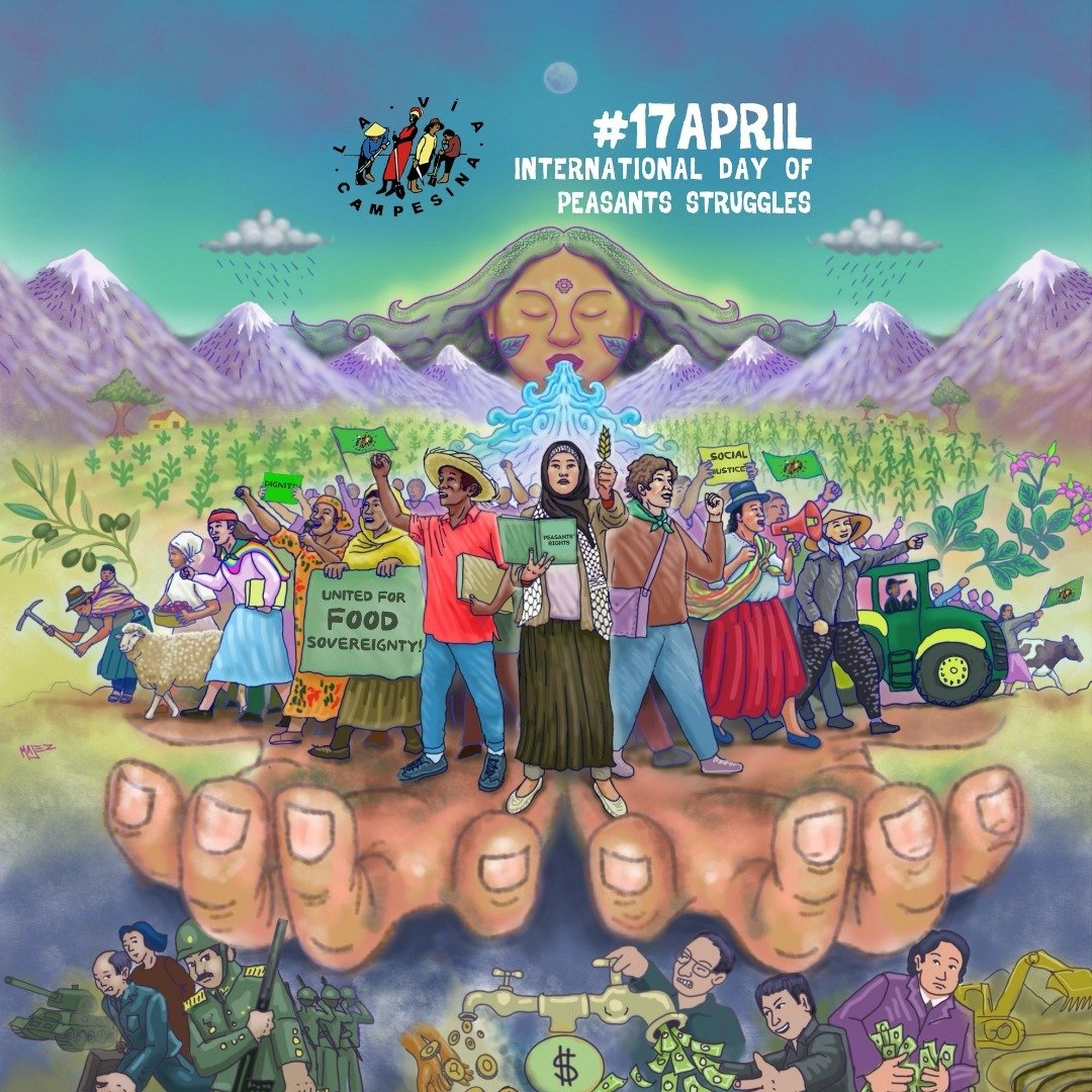 On April 17, we stand in solidarity with La Via Campesina, and mark the International Day of Peasant Struggles, an annual action day that brings us together to commemorate the Eldorado do Caraj&aacute;s massacre in 1996 and to honor the resistance of