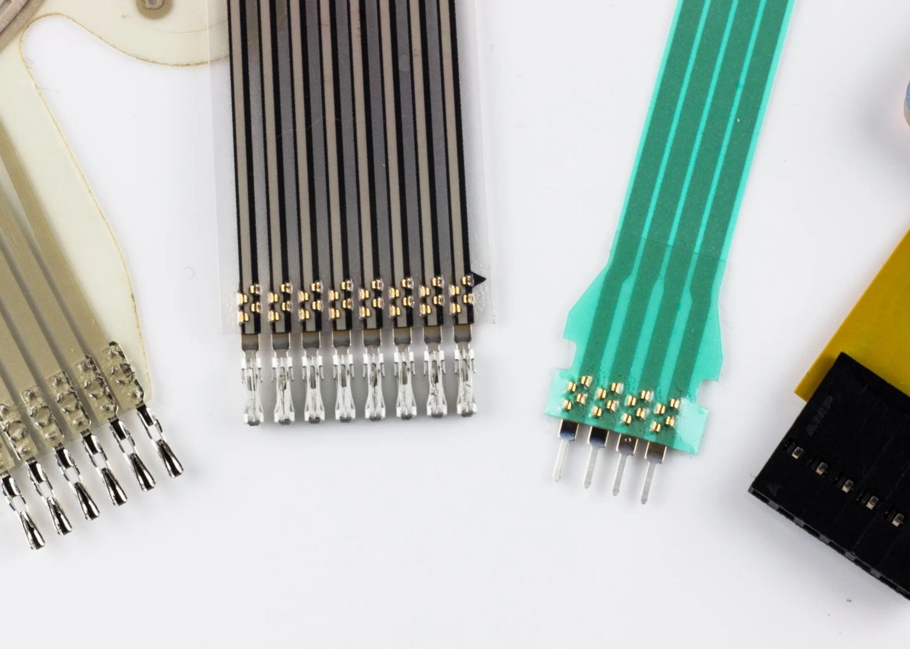 Reliatrace has the ability to meet most standard interconnect requirements, with tooling for Nicomatic, crimp, or solder connections that conform to AMP or Berg connecting specifications. Connectors can also be designed to interface with a ZIF (Zero Insertion Force) connector.