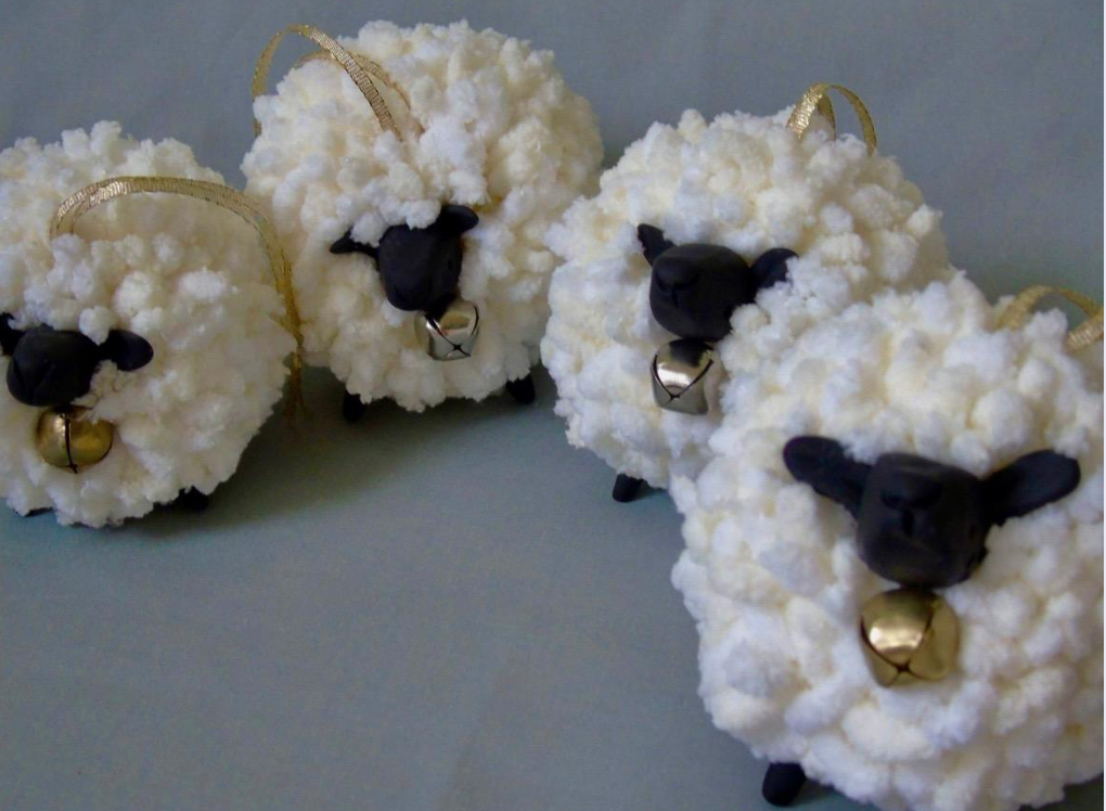 A Taste of Crafting with Wool: Needle-felted Sheep