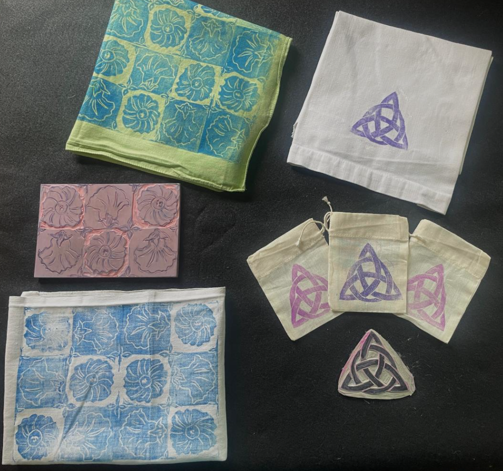 Taste of Block Printing on Fabric